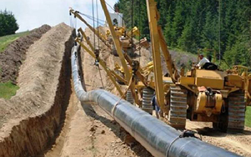 distribution network of pipeline